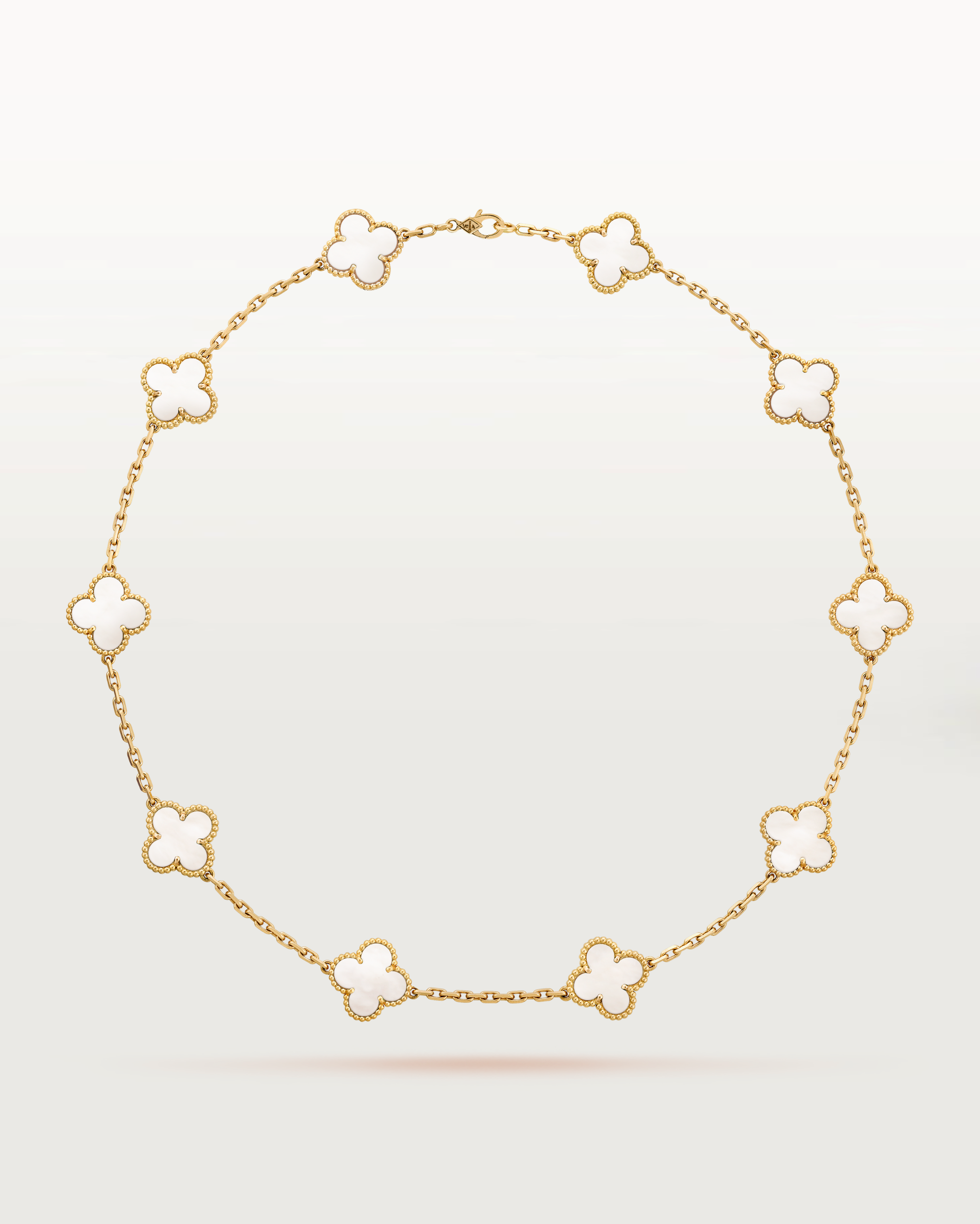 Stainless Steel Four-Leaf Clover Necklace for Women