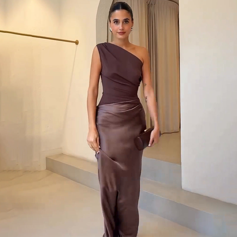 Soft Flowing Maxi Dress for Women | Summer Evening Elegance