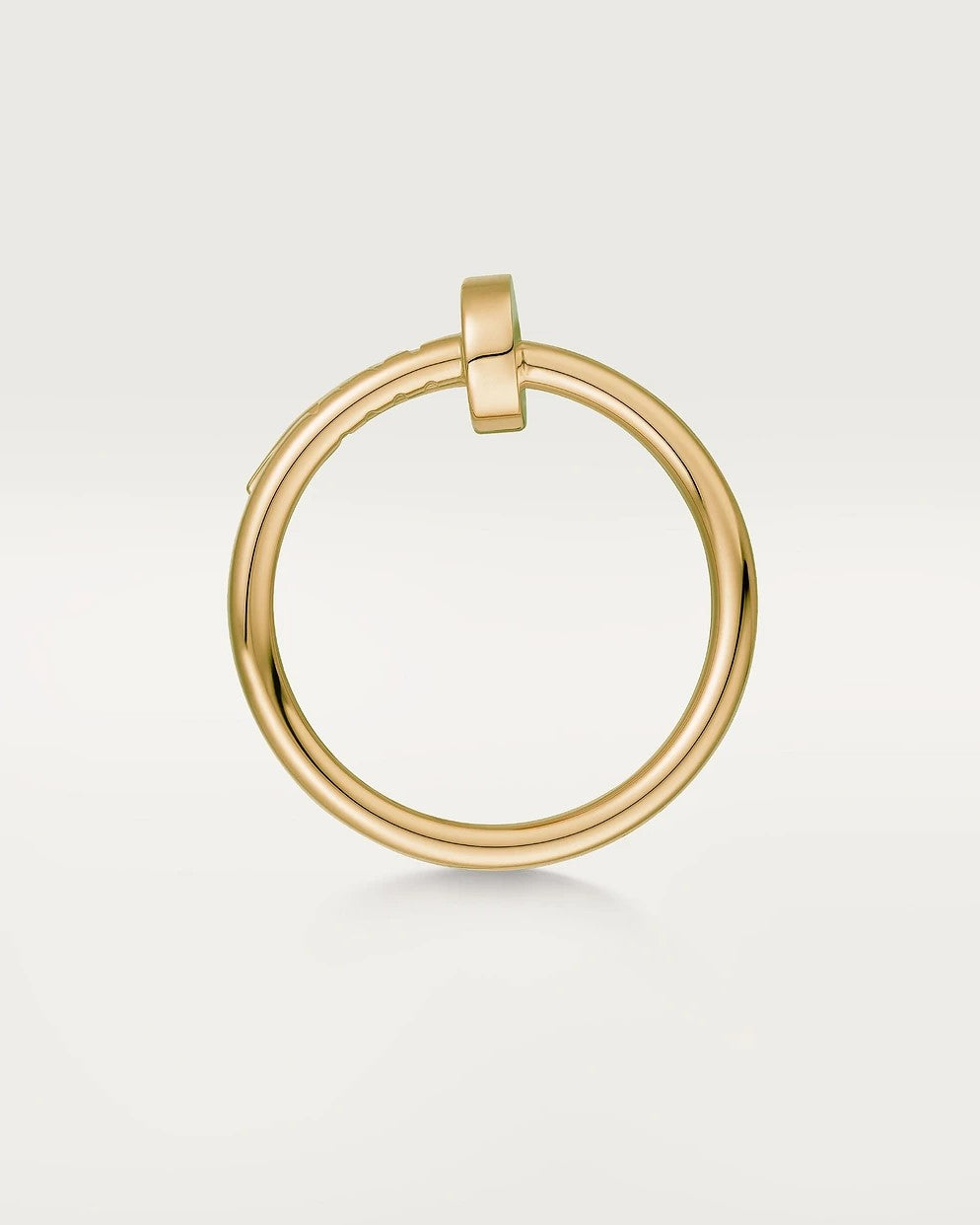 Stainless Steel Nail Ring for Women | Modern Minimalist Design