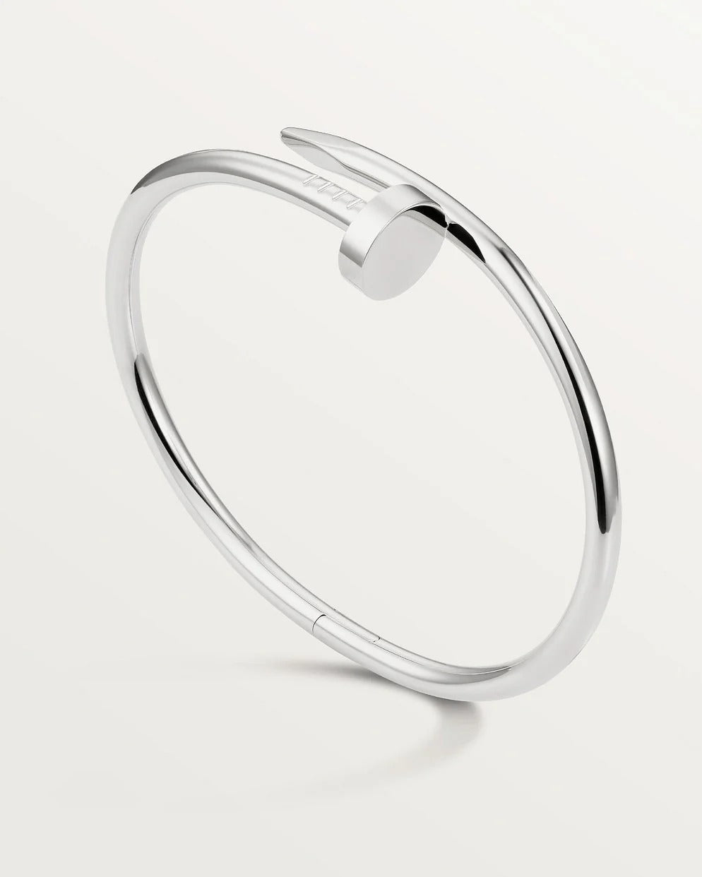 Stainless Steel Screw Bracelet Women | Modern Polished Design
