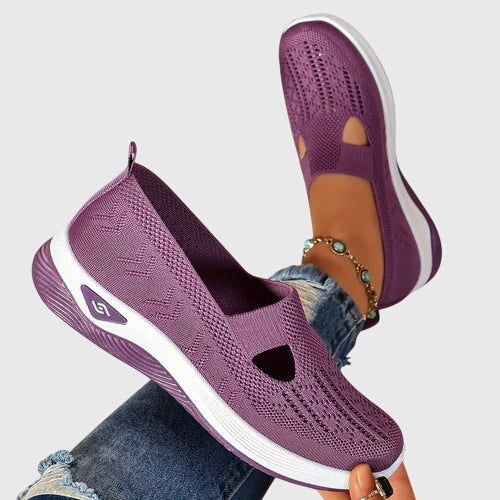 Women's Breathable Slip-On Sneakers | Orthopedic Walking Shoes