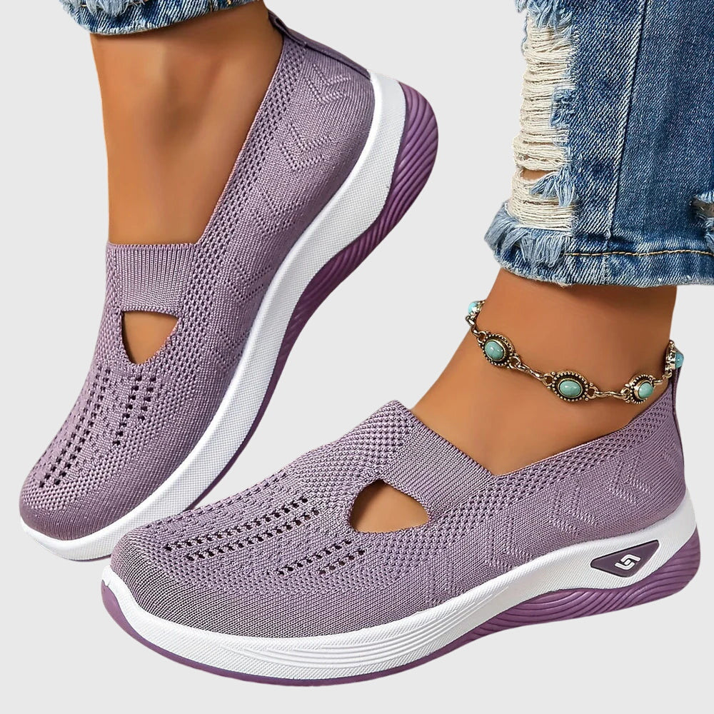 Women's Breathable Slip-On Sneakers | Orthopedic Walking Shoes