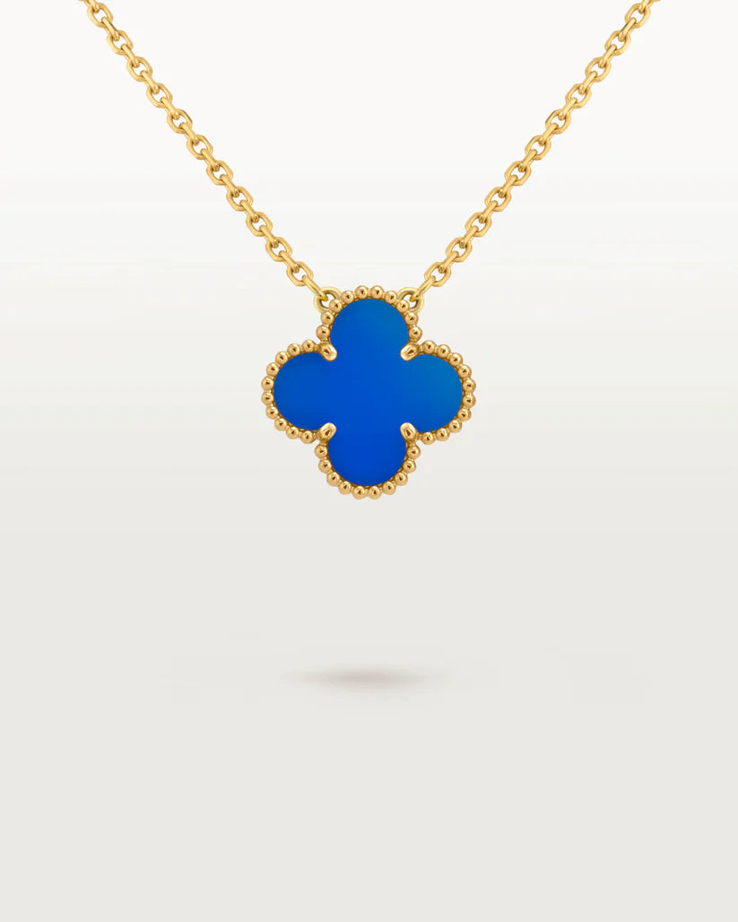 Stainless Steel Four-Leaf Clover Pendant Necklace for Women