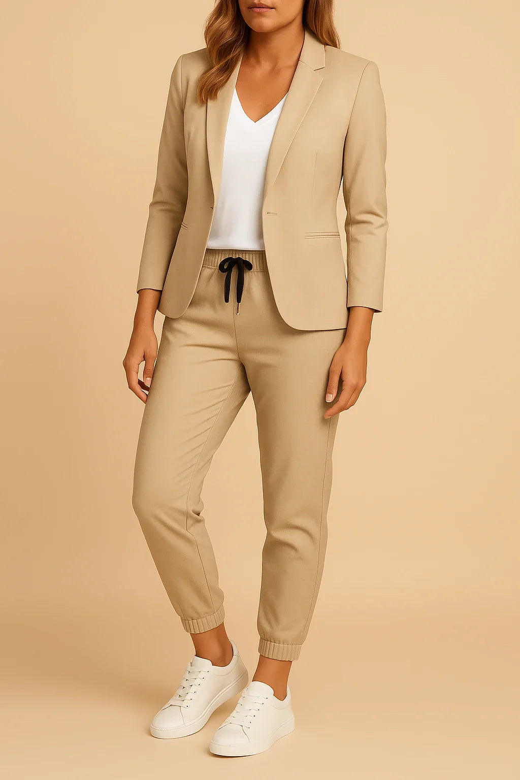 Women's Tailored Suit – Professional Two-Piece Blazer Set