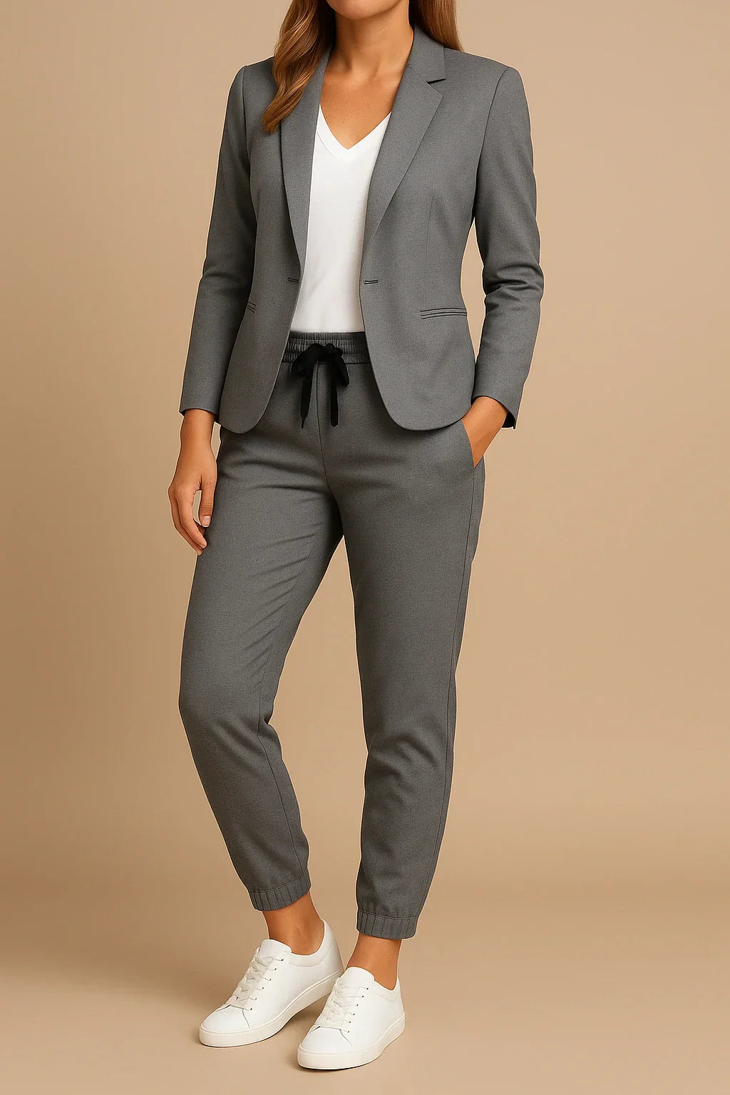 Women's Tailored Suit – Professional Two-Piece Blazer Set