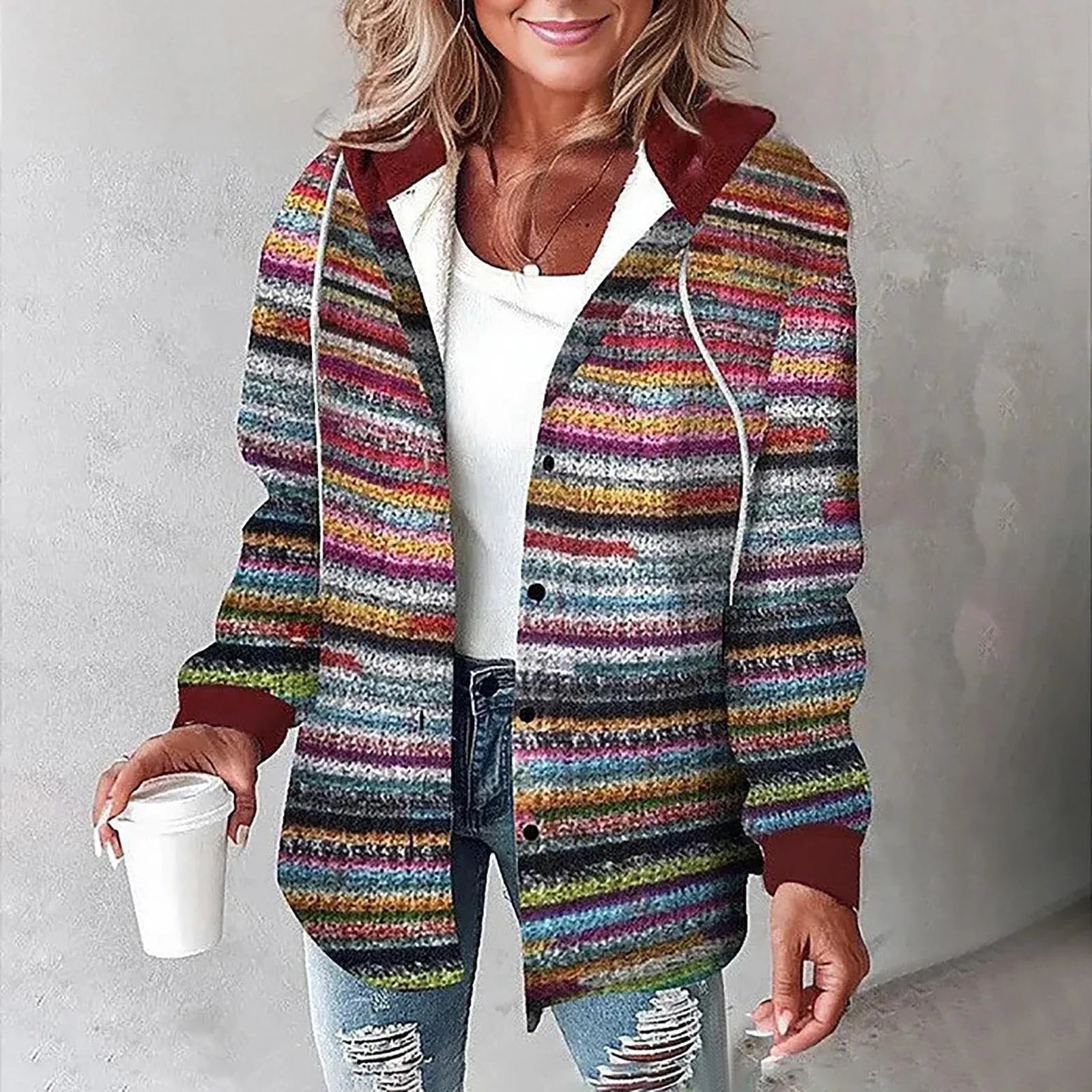 Oversized Half Zip Hoodie Women | Casual Chic Longline