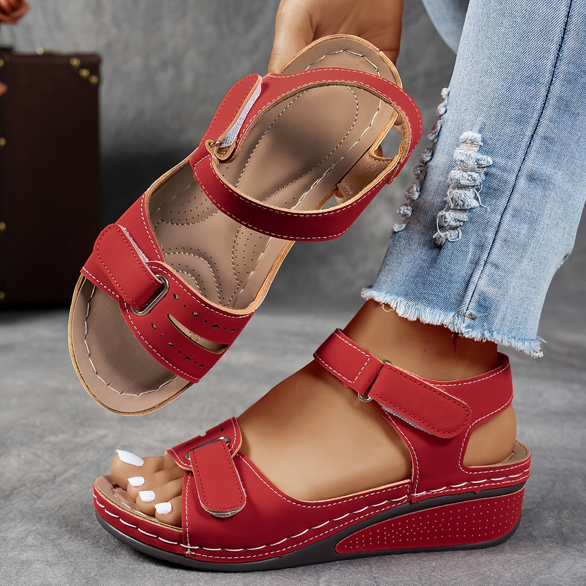 Memory Foam Women's Sandals – Orthopaedic Comfort & Style