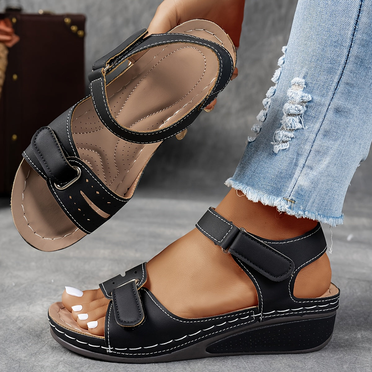 Memory Foam Women's Sandals – Orthopaedic Comfort & Style