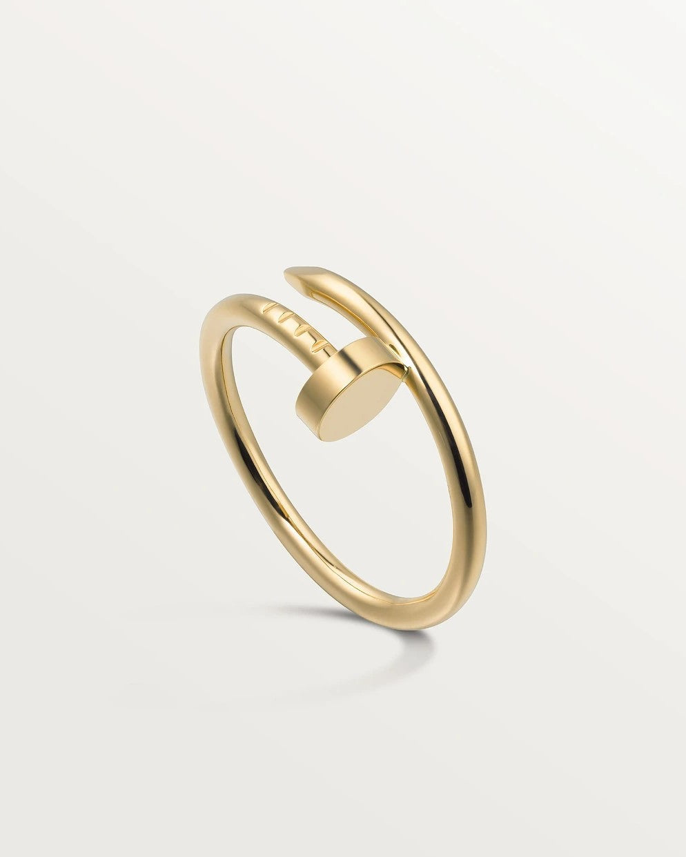 Stainless Steel Nail Ring for Women | Modern Minimalist Design