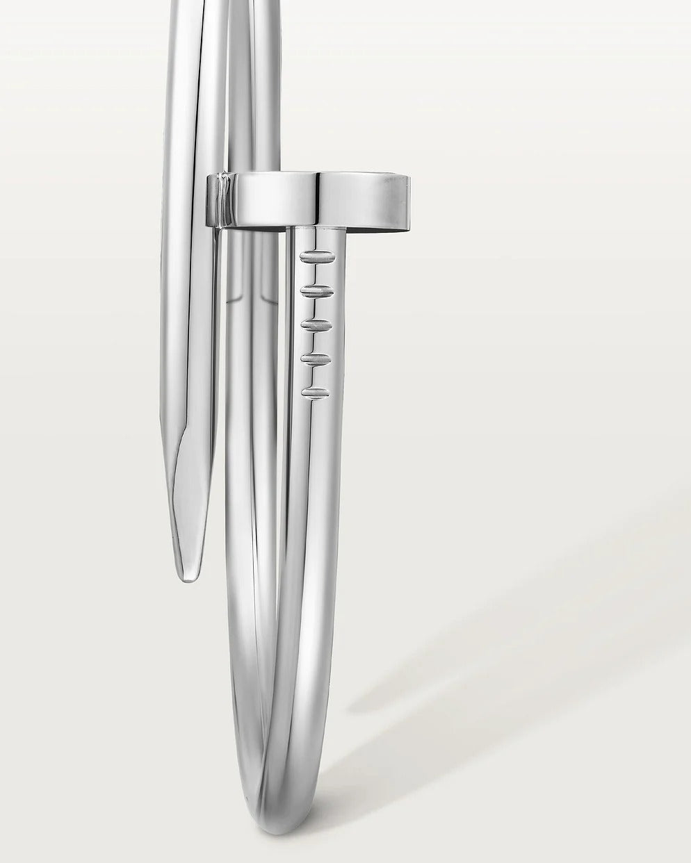 Stainless Steel Screw Bracelet Women | Modern Polished Design