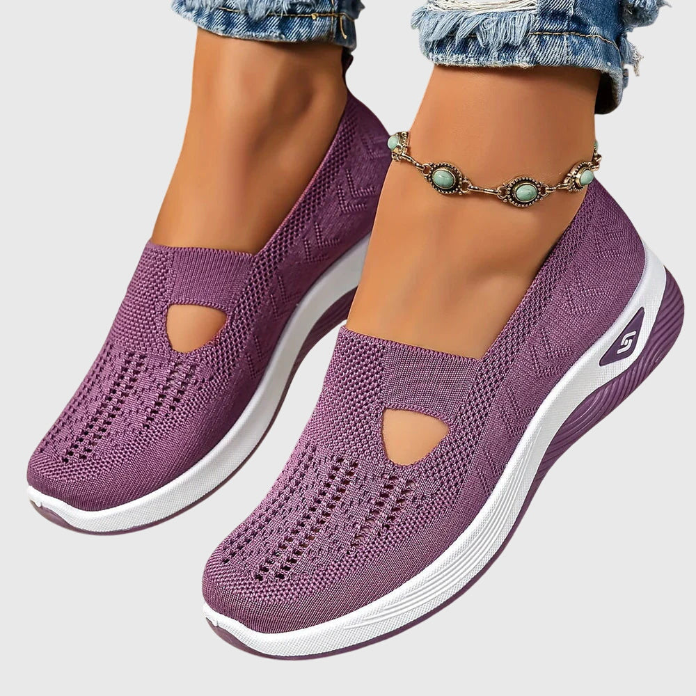 Women's Breathable Slip-On Sneakers | Orthopedic Walking Shoes