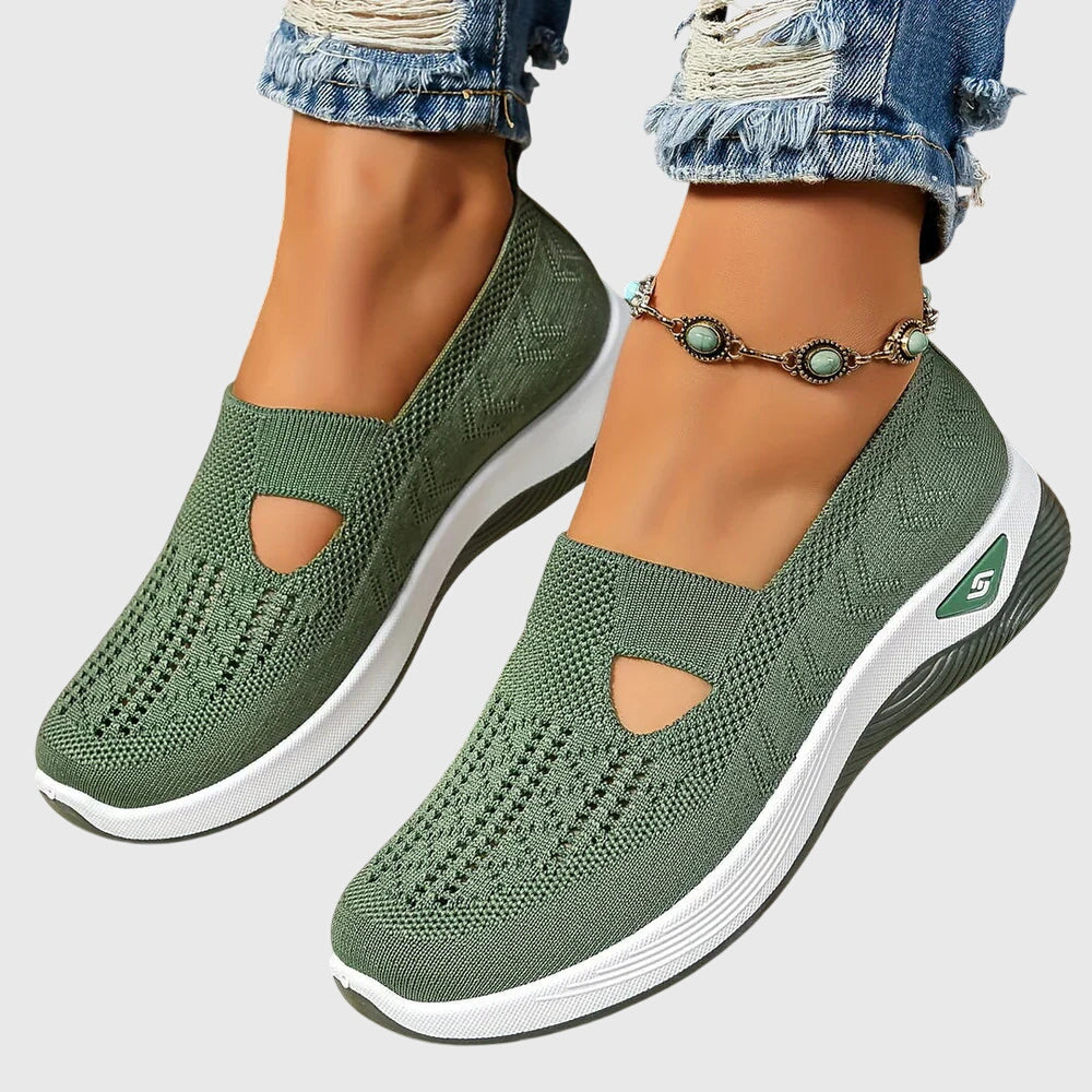 Women's Breathable Slip-On Sneakers | Orthopedic Walking Shoes