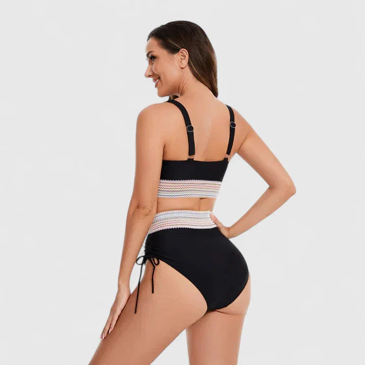 Women's High-Waisted Bikini Set | Tummy Control Swimwear