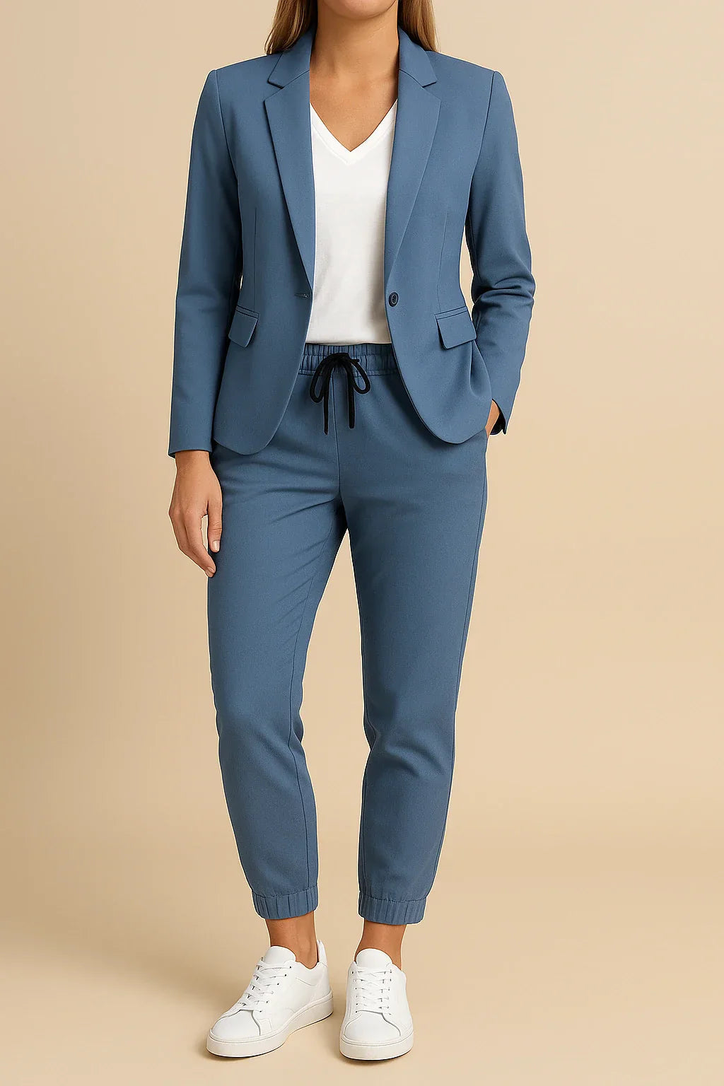 Women's Tailored Suit – Professional Two-Piece Blazer Set